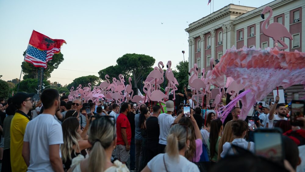 Albania Protest
