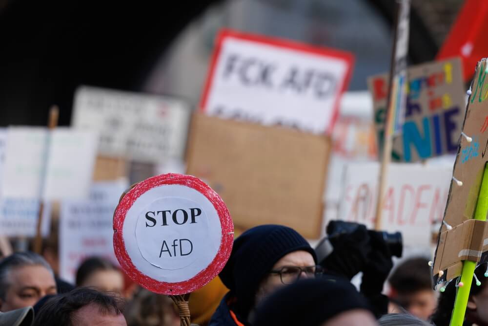 Anti-AfD Rally Germany
