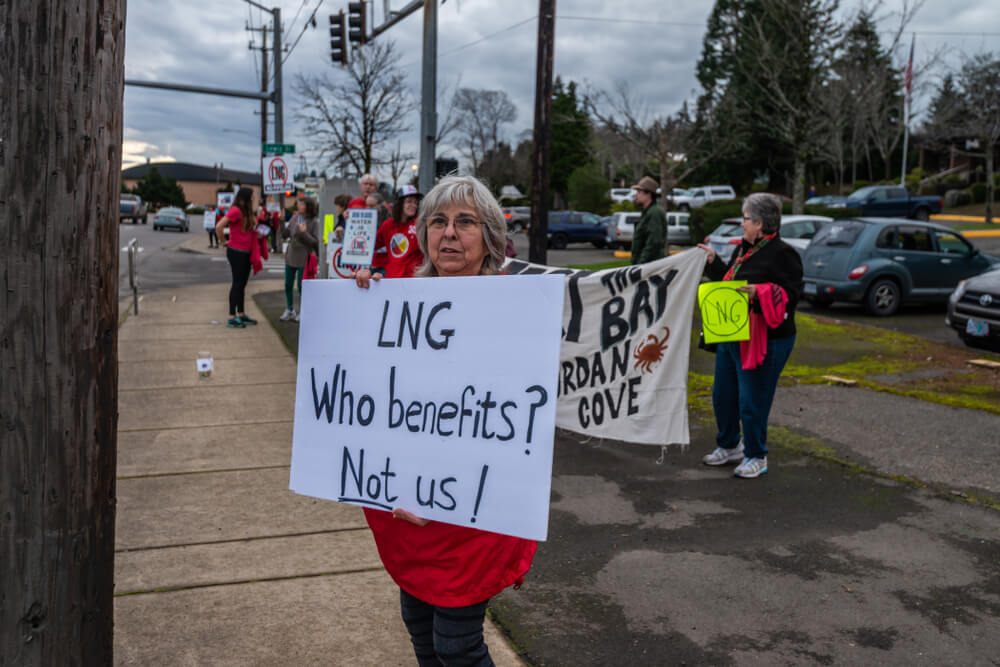 Anti-LNG protest