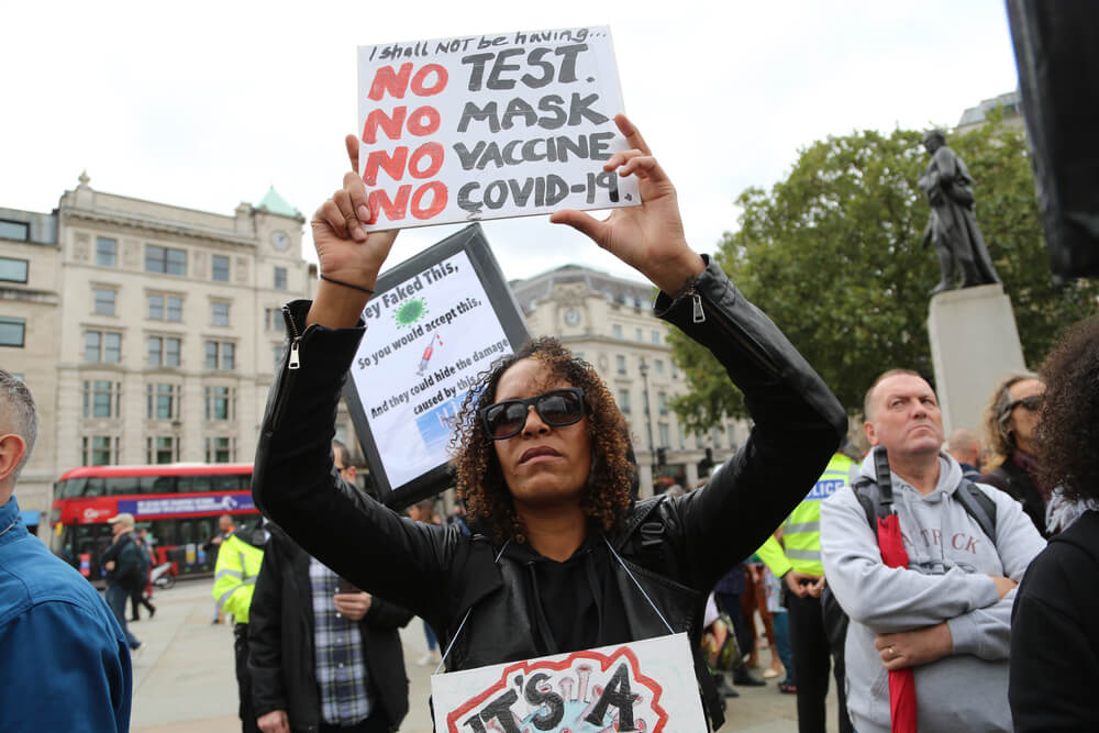 Anti-vaccination Rally London