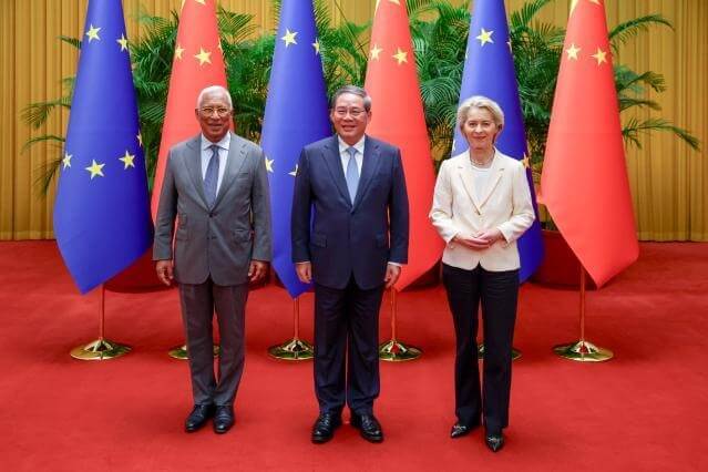 Antonio Costa, Li Qiang, Ursula von der Leyen