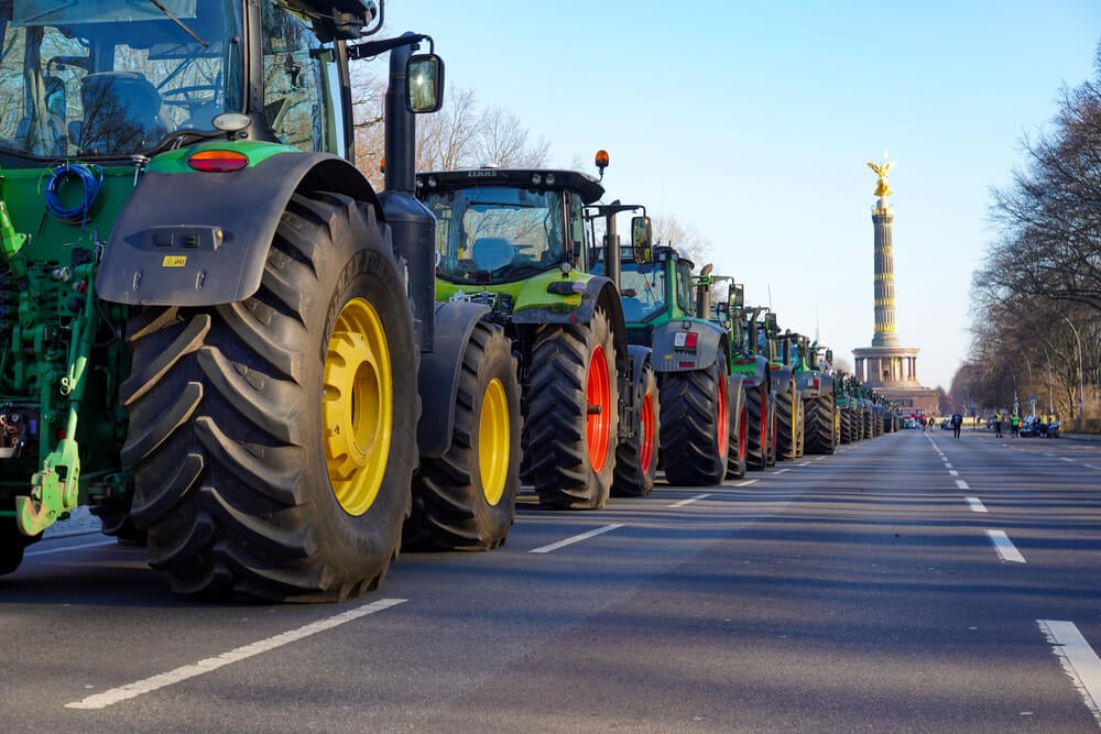 Berlin Farmers Protest