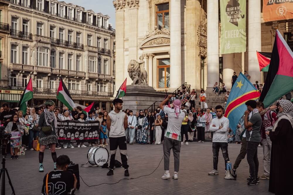 Brussels Protest Palestinians