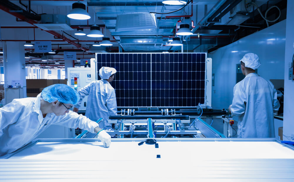 China Solar Panels Production