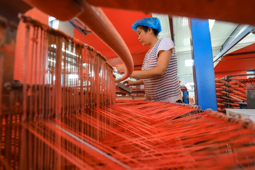 China Worker Textile Industry