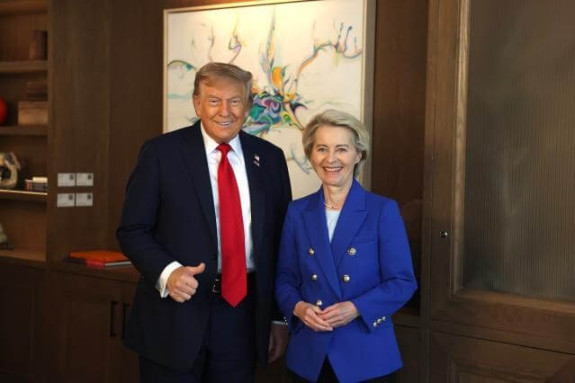 Donald Trump, Ursula von der Leyen