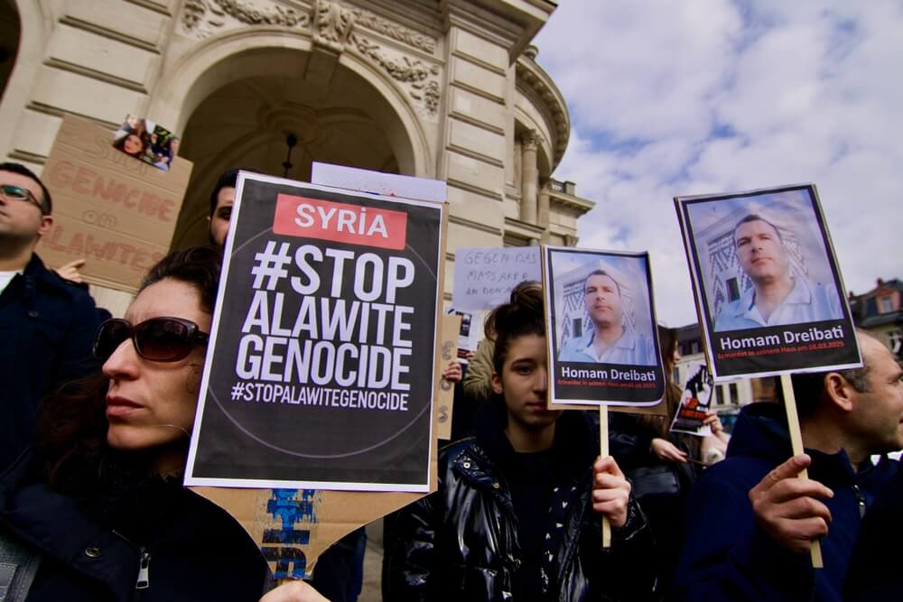 Germany Syria Protest