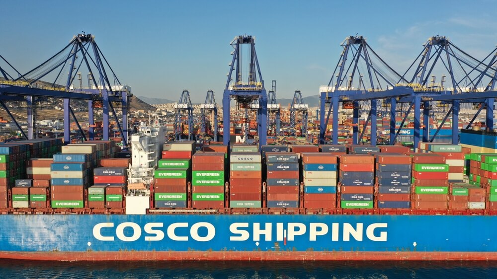 Greece Chinese Container Ship
