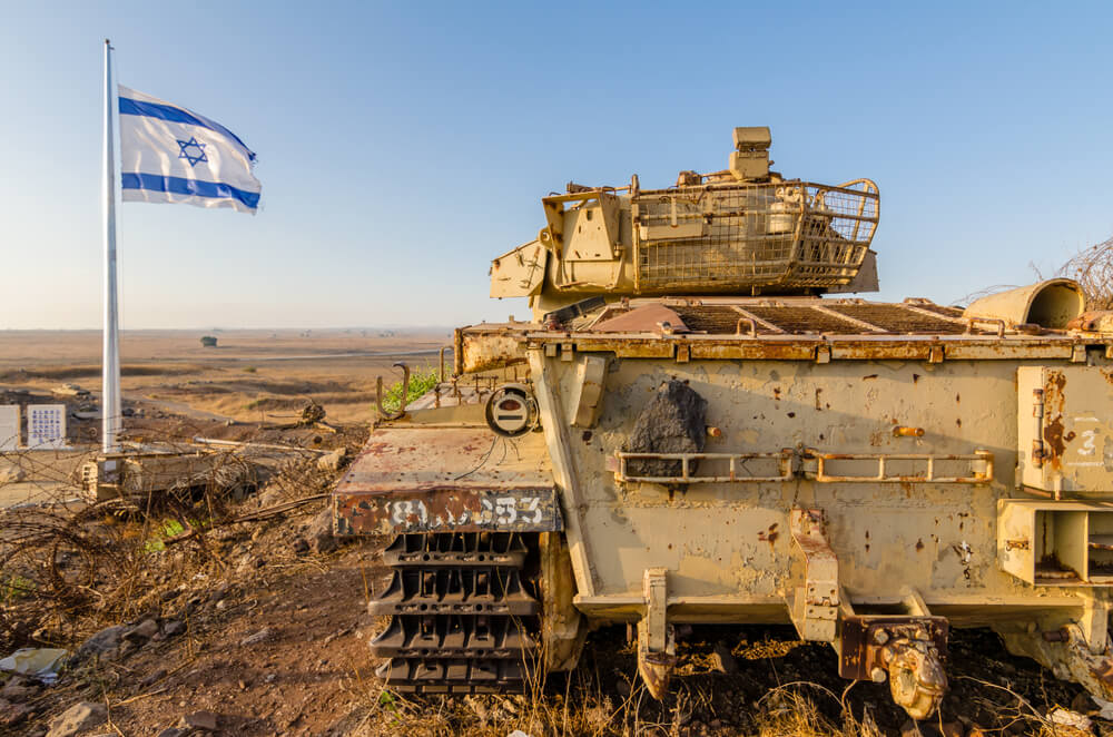 Israeli Tank Golan Hights