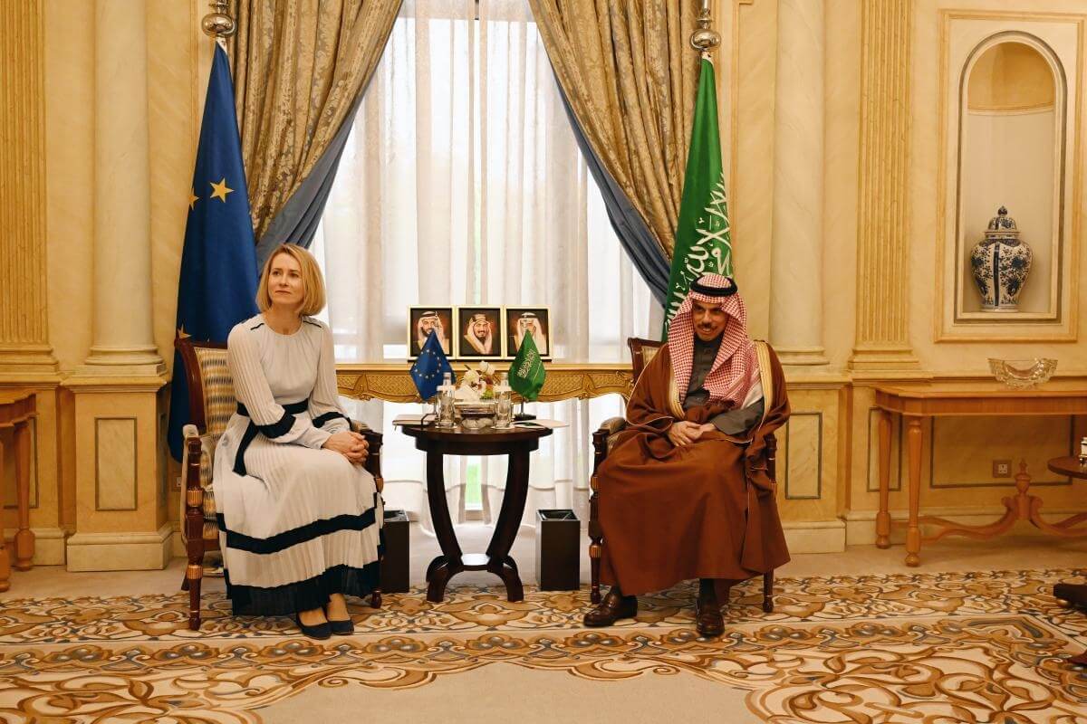 Kaja Kallas, Faisal bin Farhan Al Saud