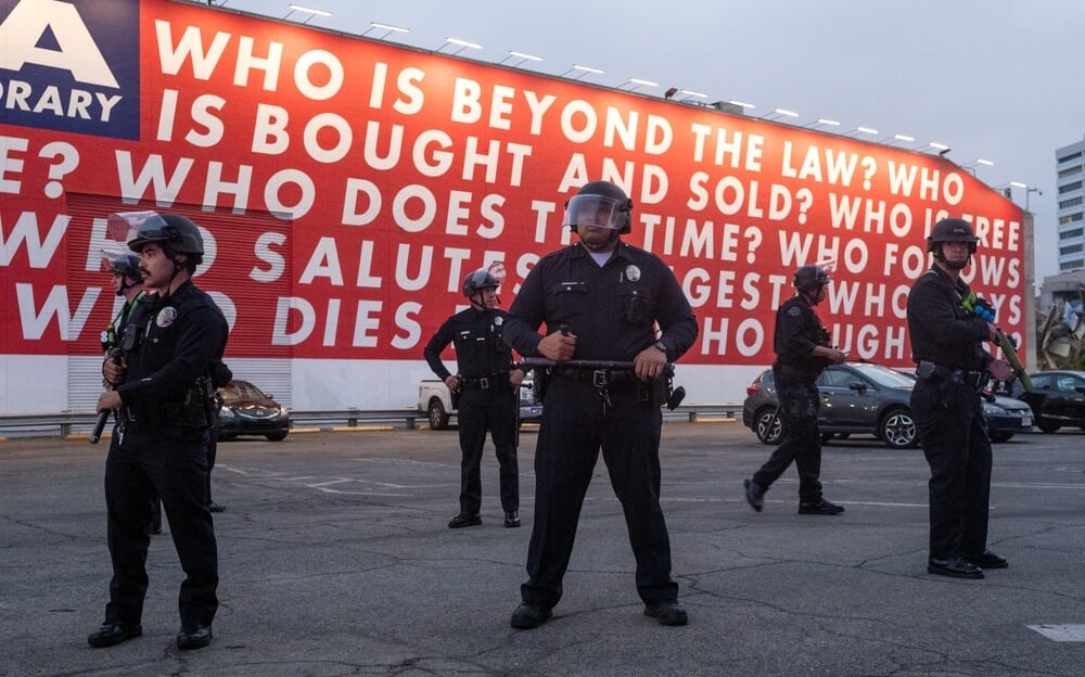 LA Protest DHS Agents