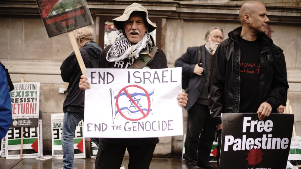 London Anti-Israel rally