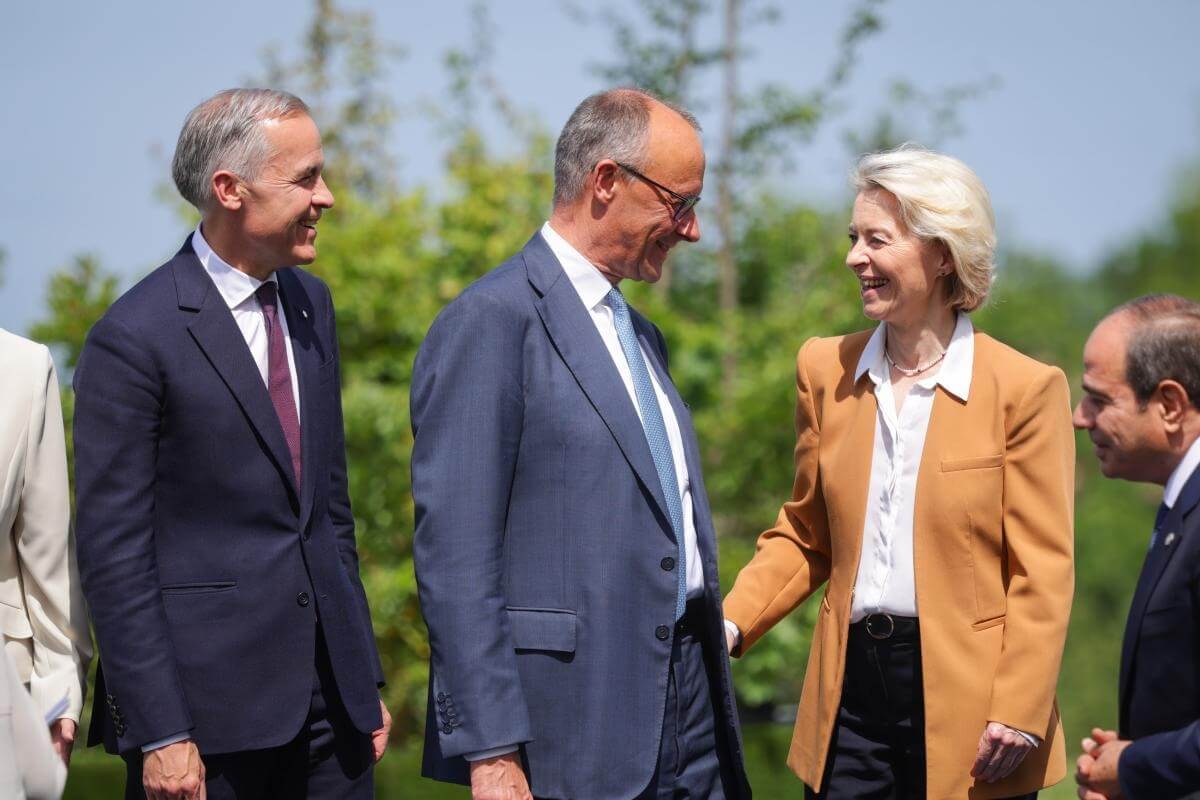 Mark Carney, Friedrich Merz, Ursula von der Leyen
