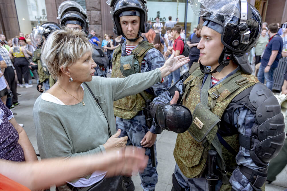 Moscow protest