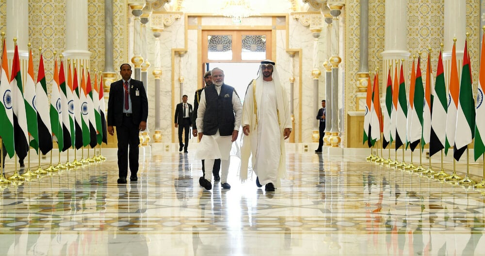 Narendra Modi, Mohammed Bin Zayed Al Nahyanat