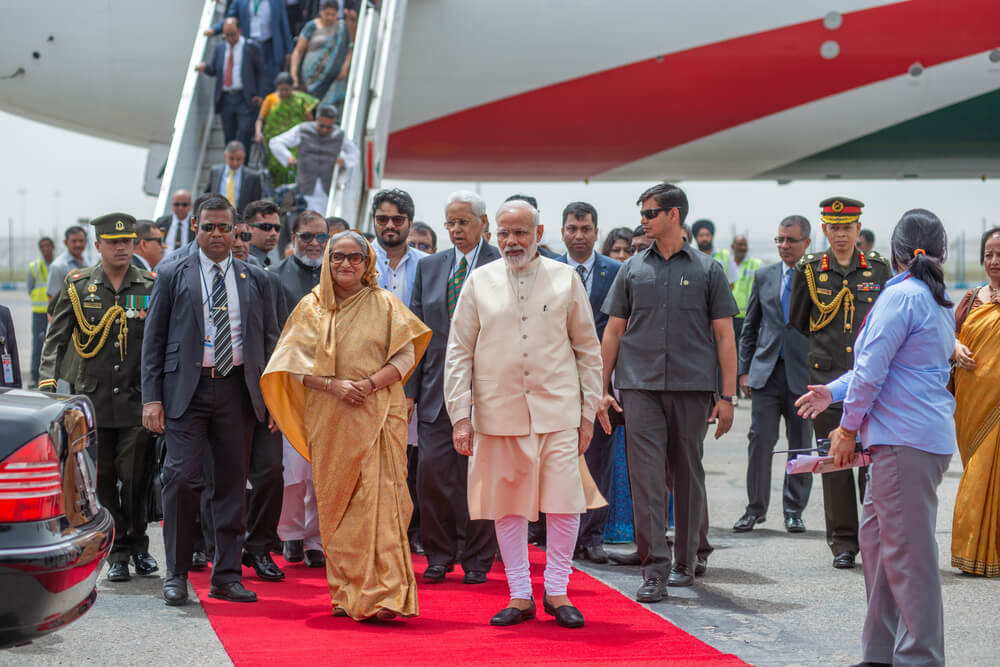 Narendra Modi, Sheikh Hasina