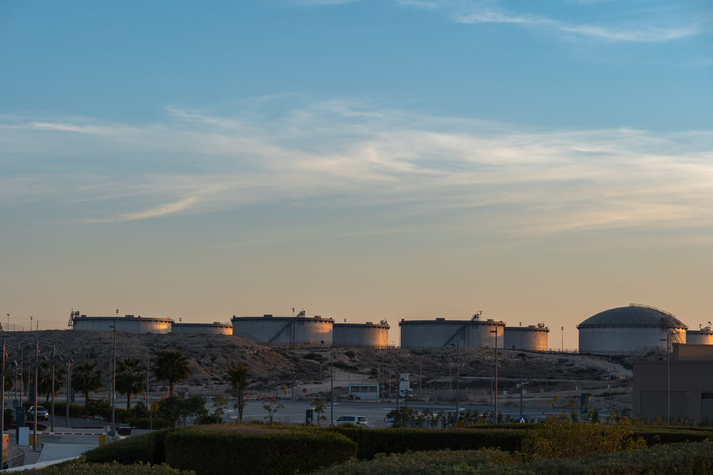 Oil Tanks Aramco Dhahran
