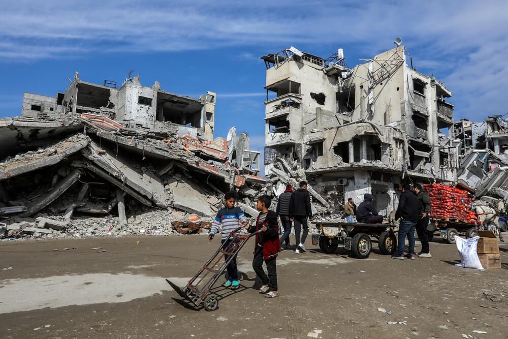 Palestinians in Gaza