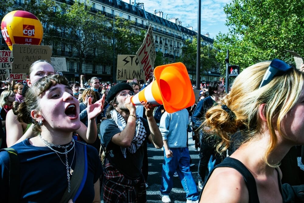 Paris Students Protest
