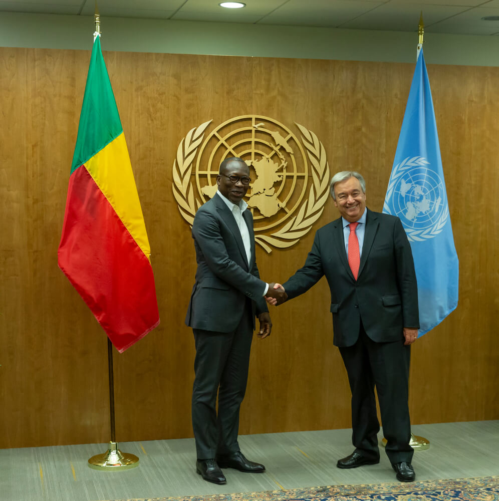 Patrice Talon, Antonio Guterres