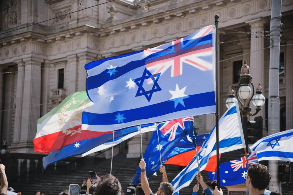 Pro-Israel Rally Melbourne Australia