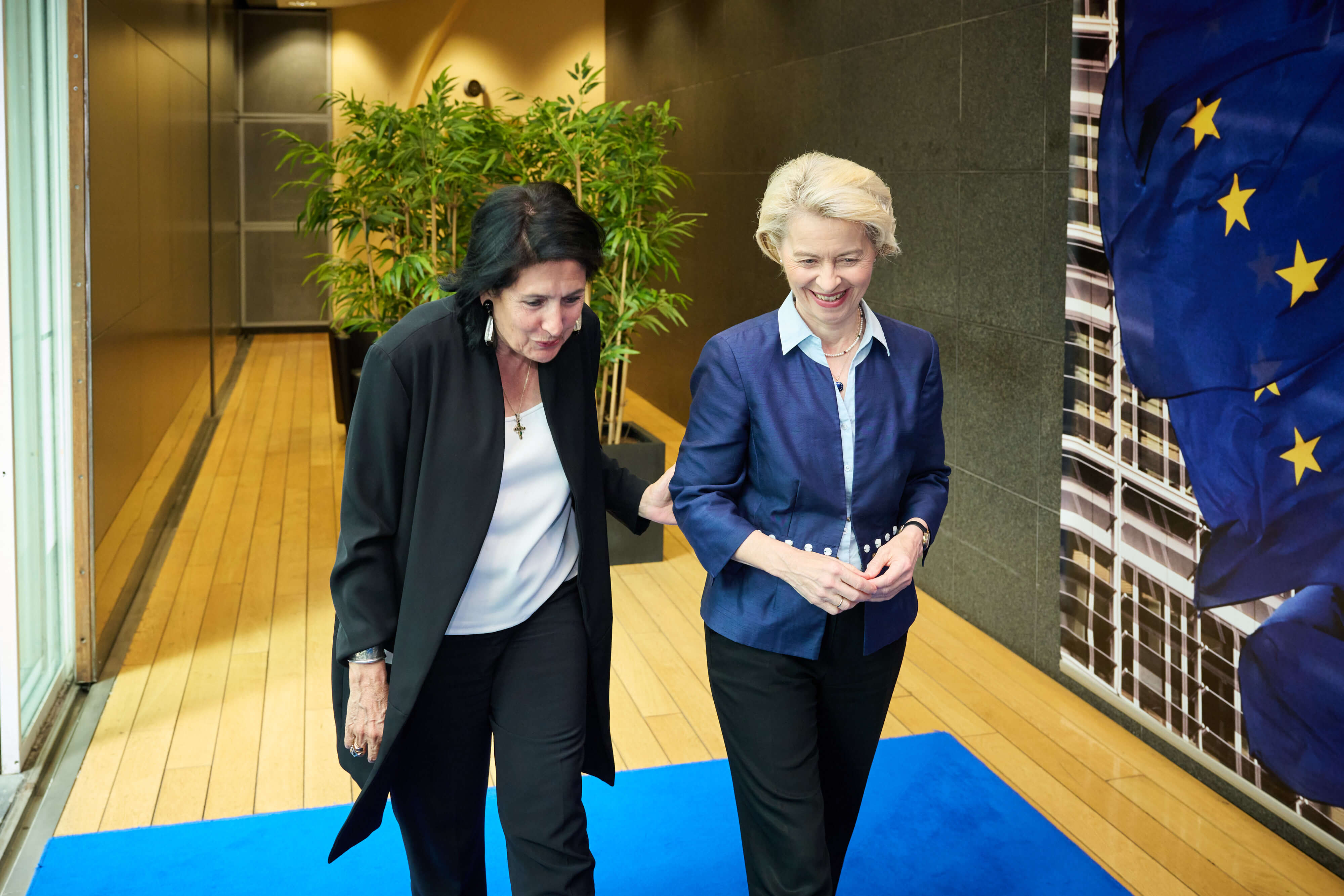 Salome Zourabichvili, Ursula von der Leyen