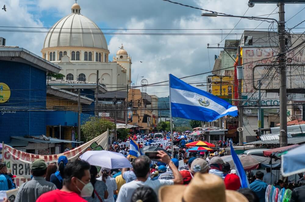 San Salvador Protest