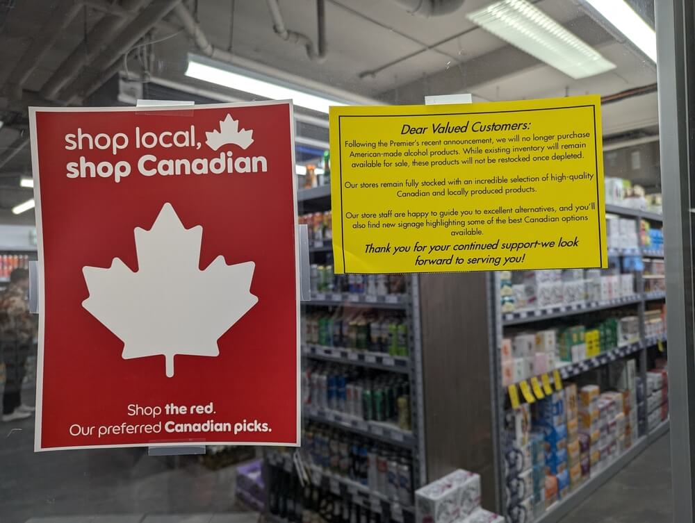 Shop Canadian Sign