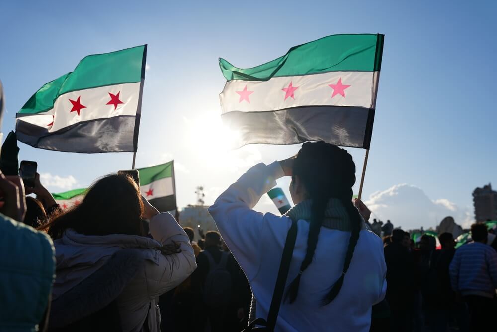 Syria Celebration anti-Assad Rally