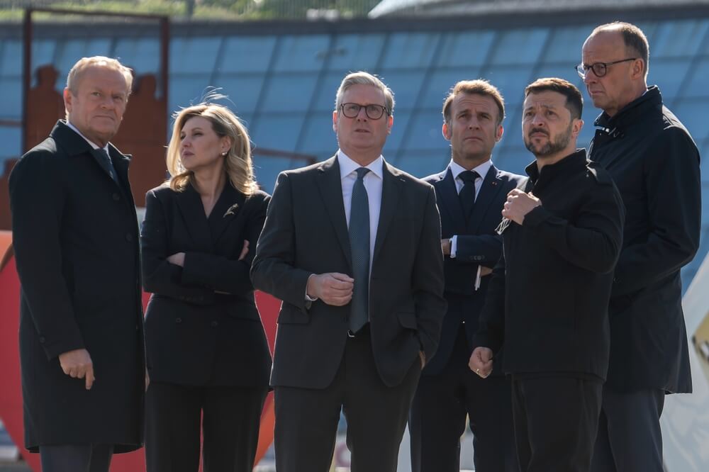 Tusk, Starmer, Macron, Zelenskyy, Merz