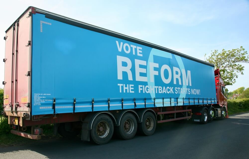 UK Reform Party Advertisement