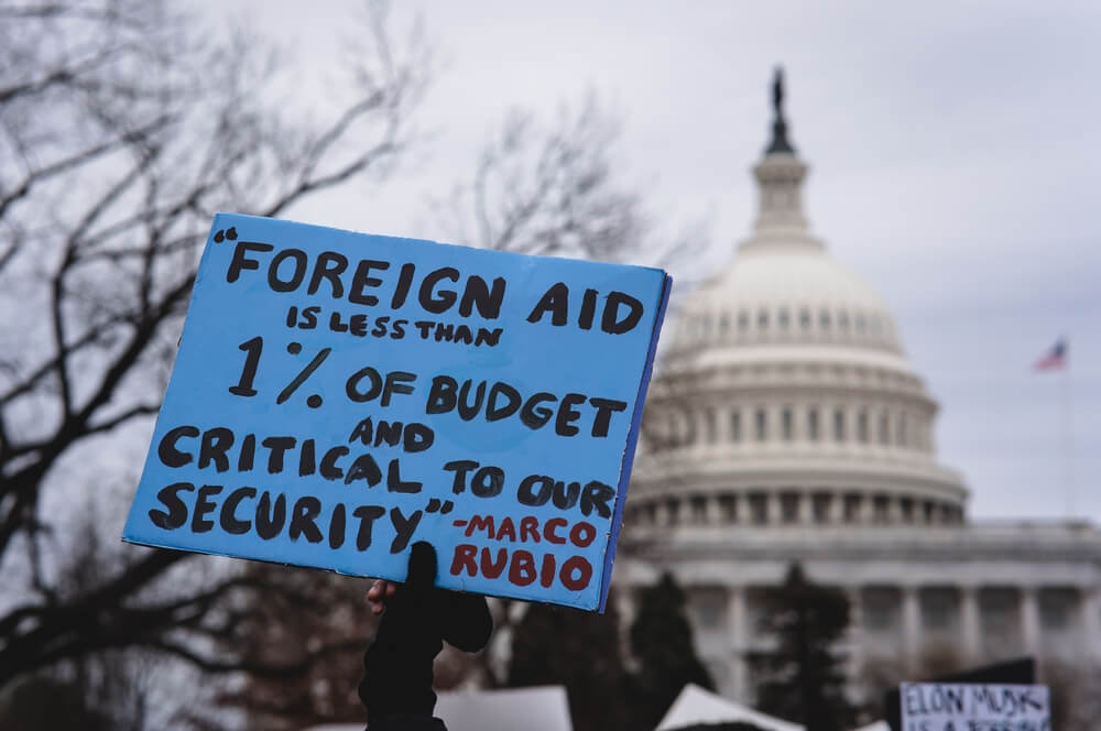 USAID Protest