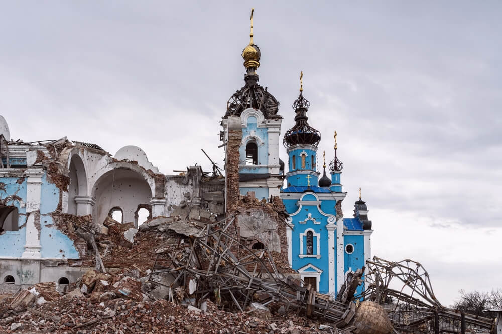 Ukraine Destroyed Church
