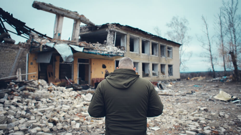 Ukraine War Ruins Kharkiv