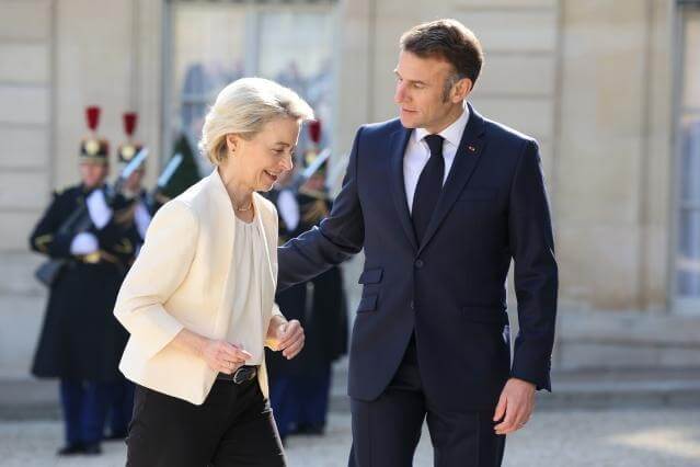 Ursula Von der Leyen, Emmanuel Macron