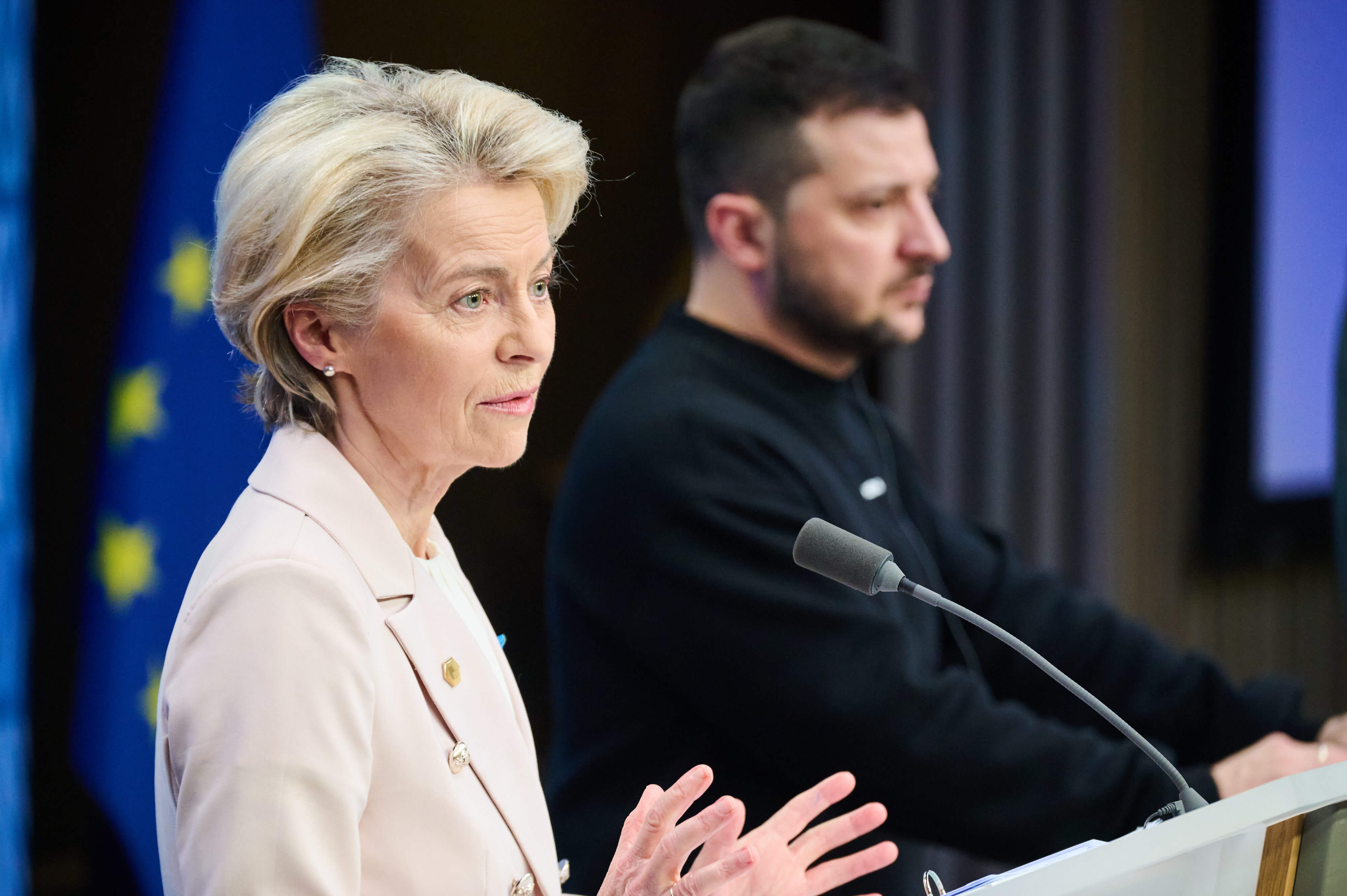 Ursula Von der Leyen, Volodymyr Zelenskyy