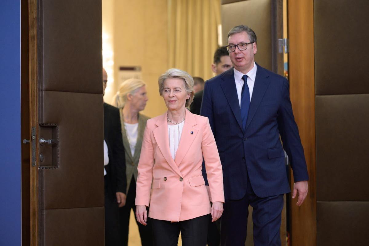 Ursula von der Leyen, Aleksandar Vučić