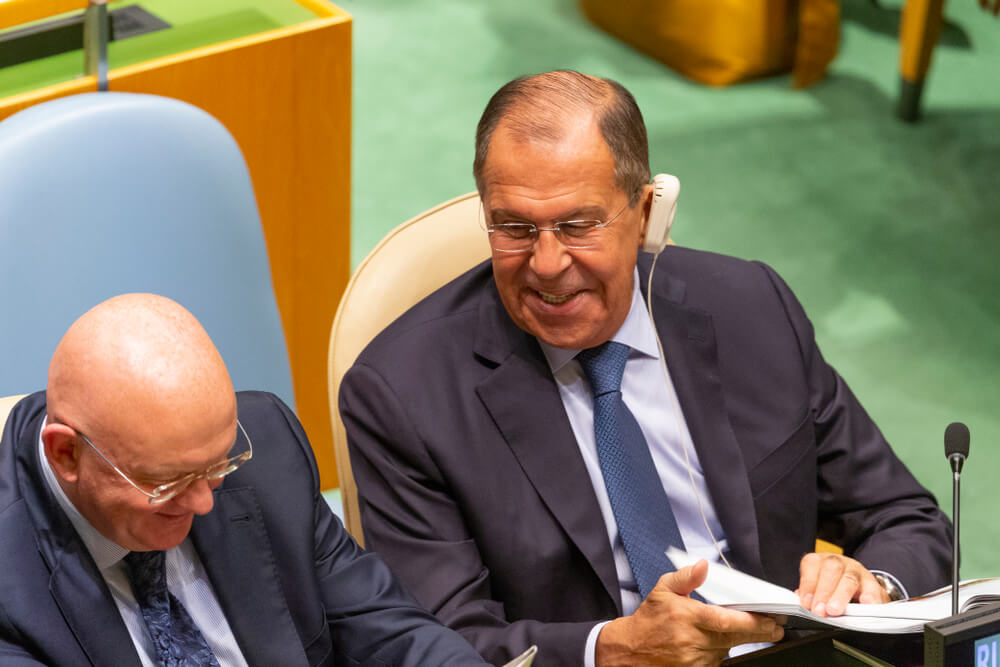 Vasily Nebenzya, Sergei Lavrov