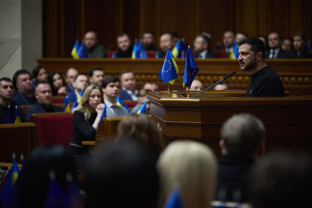 Volodymyr Zelensky Ukrainian Parliament