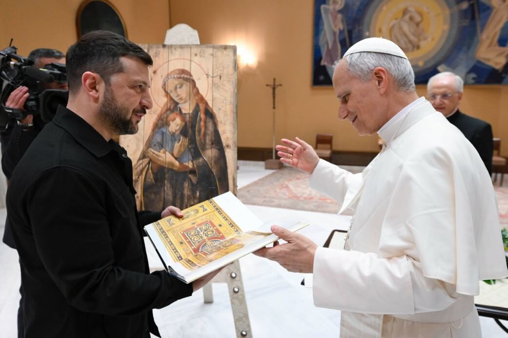 Volodymyr Zelenskyy, Pope Leo XIV