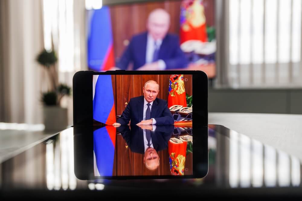 Putin video message