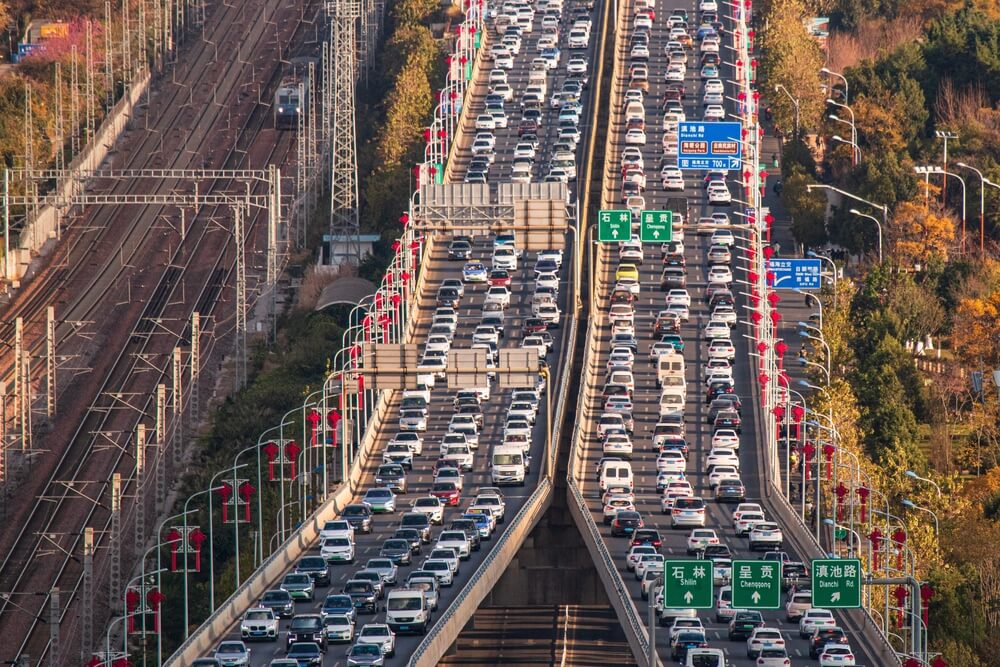 Chinese New Year traffic