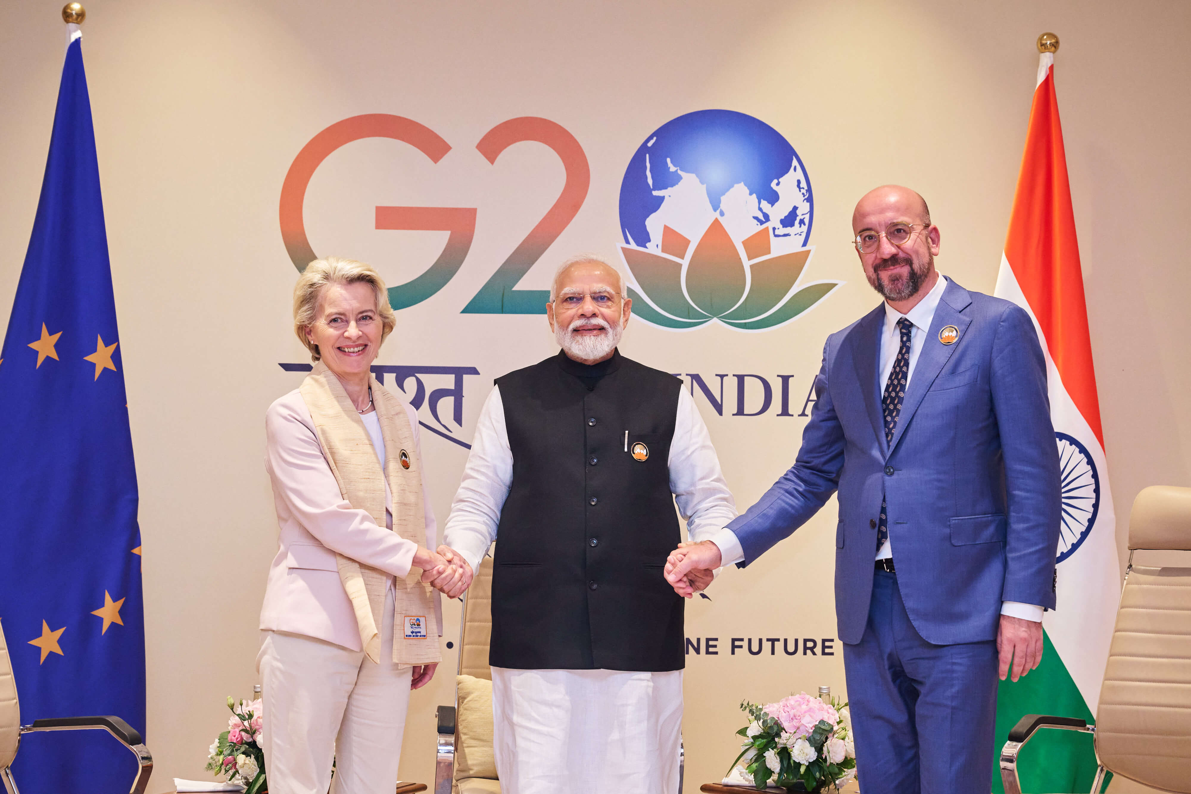 Narendra Modi, EU leaders