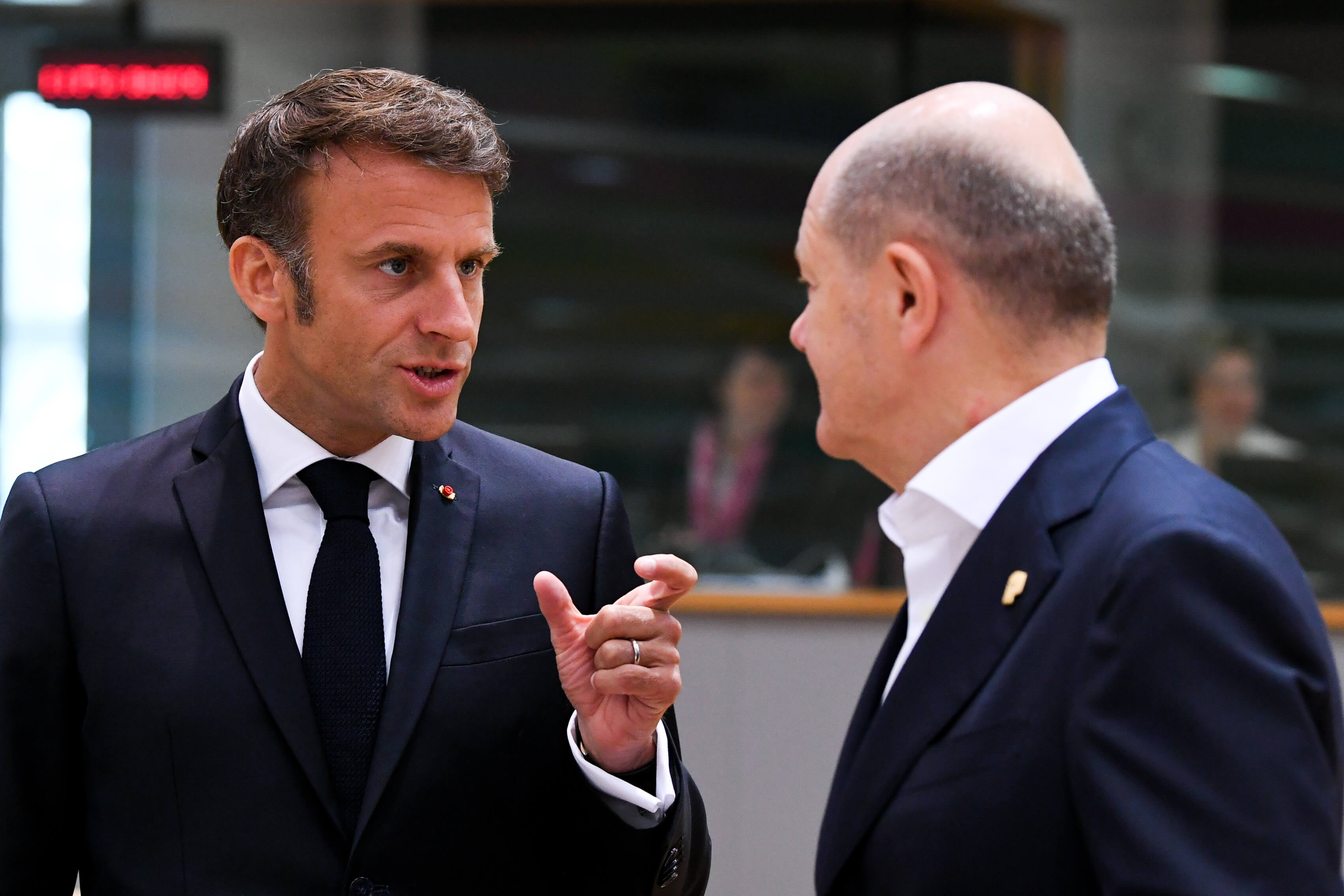 Emmanuel Macron, Olaf Scholz
