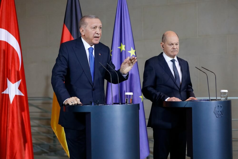 Recep Tayyip Erdogan, Olaf Scholz
