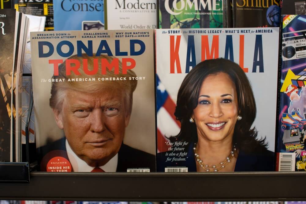 Donald Trump, Kamala Harris