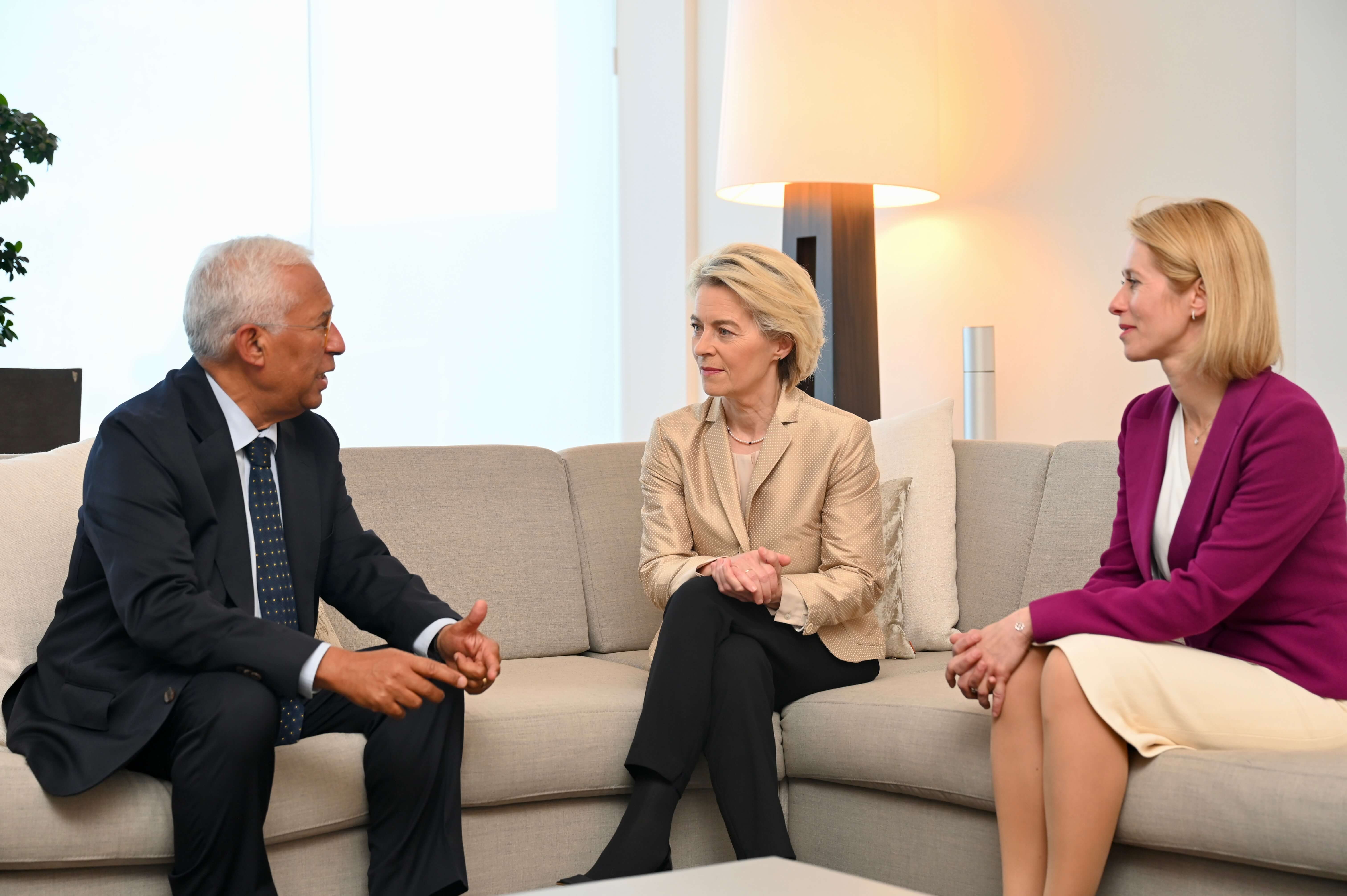 Antonio Costa, Ursula von der Leyen, Kaja Kallas