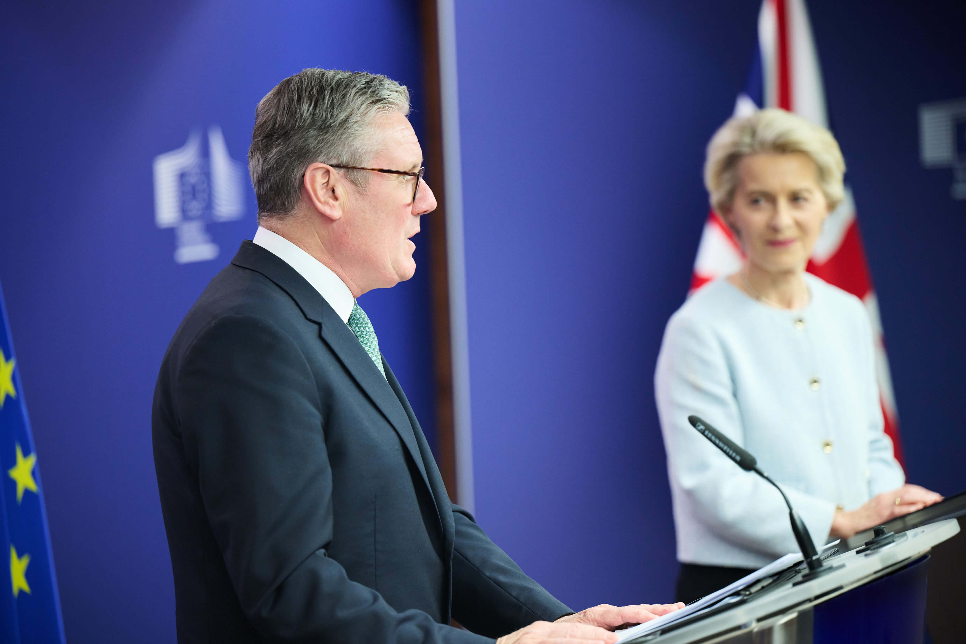 Keir Starmer, Ursula Von der Leyen