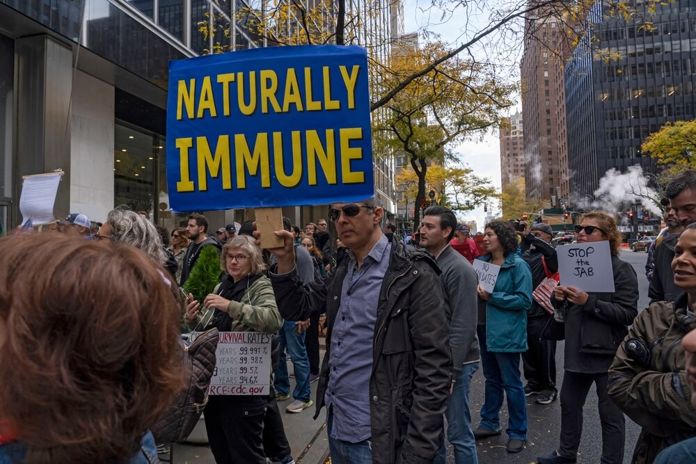 Anti-vaccination Protest