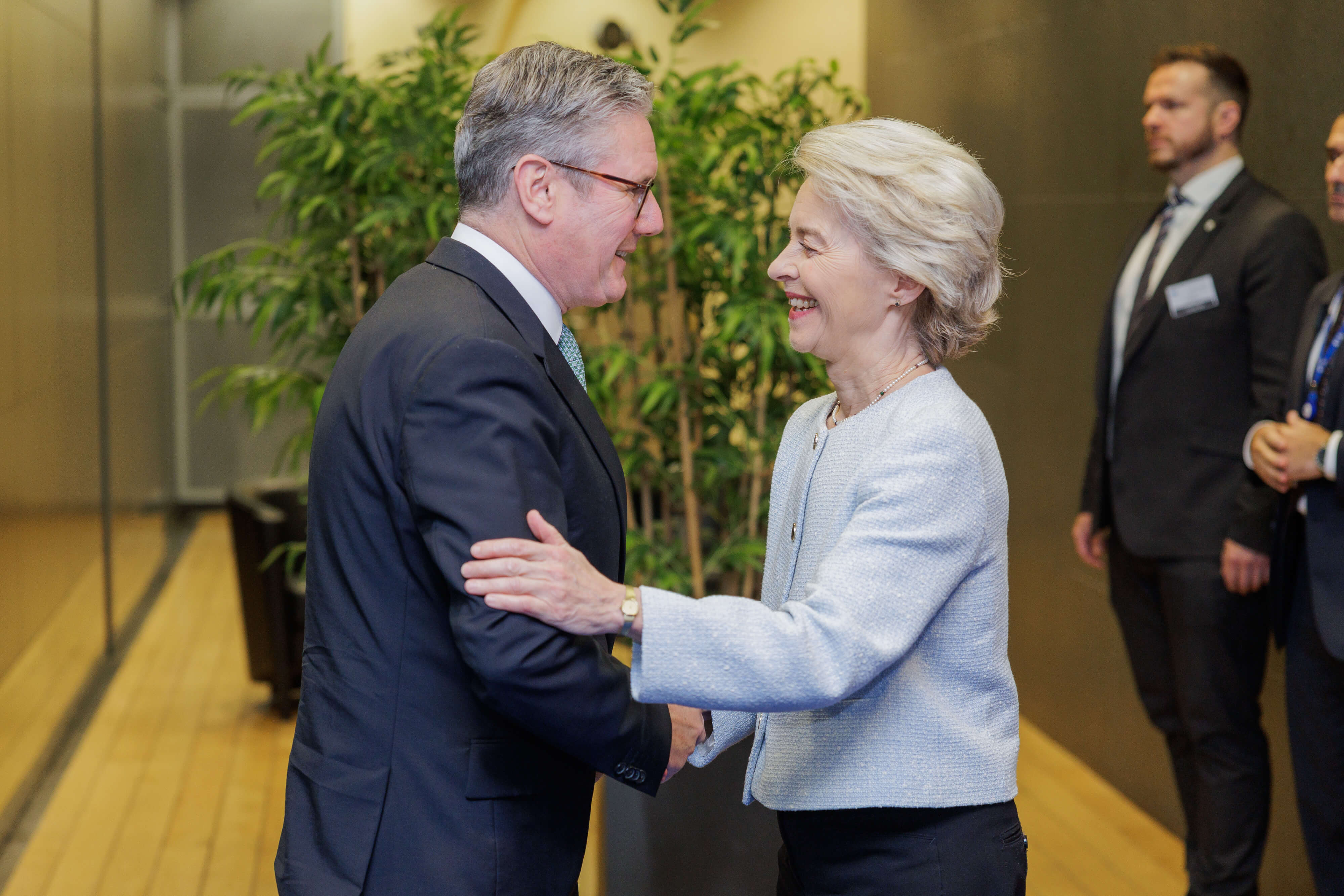 Keir Starmer, Ursula Von der Leyen